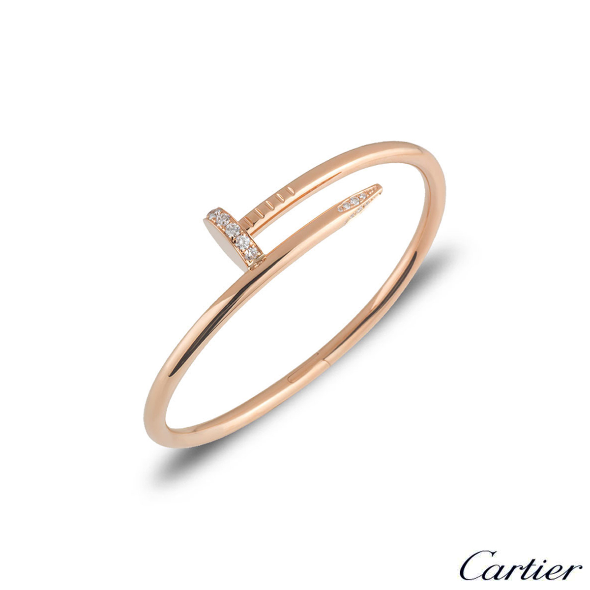 Diamond nail bracelet cartier online